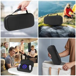 IMENGINE® Case Geschikt voor Playstation Portal PS5 - inclusief Screenprotector - Hoesje Geschikt voor PlayStation Portal - Waterbestendige Reistas/Opbergtas -PS5 Portable Case - Beschermhoes - Zwart — thumbnail 4