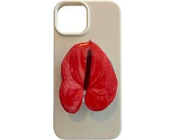 Rode Anthurium PopGrip| PopSockets PopGrip voor MagSafe| Universeel voor Smartphone en e-reader or tablet