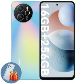 Blackview SHARK 8 Smartphone - 4G DUAL SIM - 16 RAM 256GB ROM - Helio G99 Octa Core - 6.78 inch 120Hz 2.4K - Android 13 - 64MP - NFC -Blauw — thumbnail 1