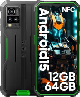Blackview BV4800 SE - Robuuste Smartphone - 12GB RAM - 64GB - 6,56 inch - Dual 4G LTE - Android 15 - IP68 Waterdicht - NFC - GPS - Groen — thumbnail 1
