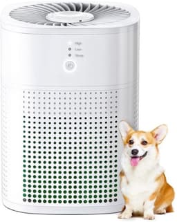 StayPowered Luchtreiniger - Aromatherapie en Stille Werking voor een Gezonde Slaapomgeving - 3in1 Filtersysteem - 360° Luchtinlaat - Nachtmodus - Eenvoudige Bediening - Geschikt voor Kleine Ruimtes - Zwart - Levering Sneller dan Aangegeven! — thumbnail 1