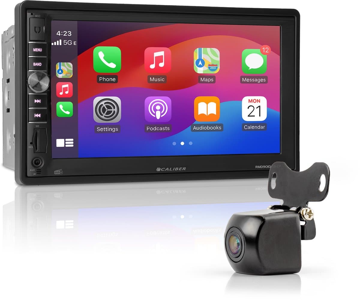 Caliber Autoradio - CarPlay - 2 din Autoradio - Met Achteruitrijcamera - Bluetooth - dab+ - 7" Touchscreen - Wireless CarPlay - 4 x 100 Watt - Wireless Android Autolink — afbeelding 1