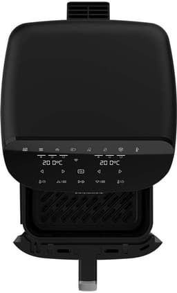 Cecofry FoodCourt Dubbele Airfryer XXL - Airfryer & Oven - 11 Liter - Stacked - 8 Bakprogramma's - Grill, App en meer functies — thumbnail 2