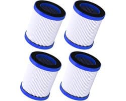 Elekiatech Steelstofzuiger HEPA Filter Accessoires - Set van 4 - alleen geschikt voor Elekiatech modellen XL315, XL316, XL618E-8, H75