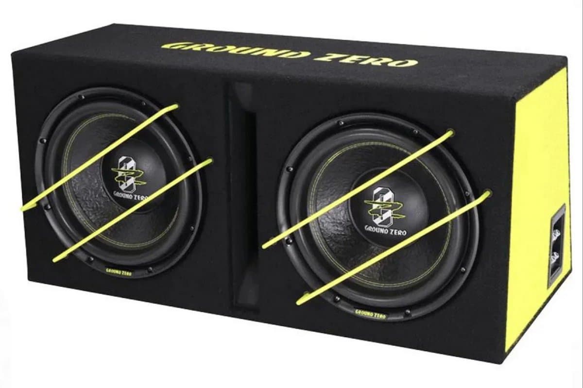 Ground Zero Iridium GZIB 2.12SPL dubbele 12inch subwoofer — afbeelding 1