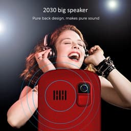 Senioren Mobiele Telefoon 4g - Senioren GSM -Rood — thumbnail 2