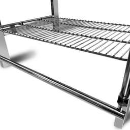 360° Roterende Houtskoolgrill - Draagbare BBQ Grill van Roestvrij Staal voor Buiten, Camping & Picknick - Voor 3-15 Personen — thumbnail 4
