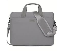 Laptoptas 13,3 - 13 inch - Laptop tas Schoudertas dames en heren - Laptop Sleeve - Laptop Case - Laptop Cover - Laptophoes - Laptop tas - Grijs