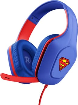 Trust GXT 415SM Zirox - Bedrade Superman Gaming Headset - voor PC, PS4, PS5, Xbox & Switch - Stereo - Superman Blauw — thumbnail 1