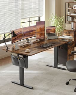 Bureau elektrisch in hoogte verstelbaar 180 x 80 cm — thumbnail 1
