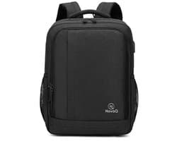 NovaQ Handbagage 40x30x20 - Cabin - Underseater - Transavia, TUI, Wizzair, Eurowings, Easyjet - Compacte Laptop Rugzak met USB aanluiting