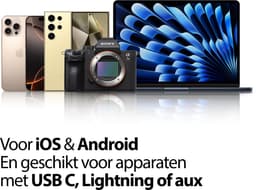 Draadloze Lavalier Microfoon Set - Geschikt voor iPhone, Android & Camera - Incl. Oplaadcase, Dasspeld, Windkap, TRS-kabel & Adapters - Professionele Geluidskwaliteit voor Vlog, Interview, Podcast & Karaoke — thumbnail 3
