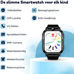 Bosstony Kids Smartwatch- Nauwkeurig GPS - SOS Functie - GPS Horloge Kind - GPS Tracker Kind - Play Store - Android - Kinder Smartwatch - GPS Tracker Kind — thumbnail 3