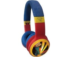 Superman - draadloze kinderkoptelefoon - met led lights - met microfoon - comfortabel