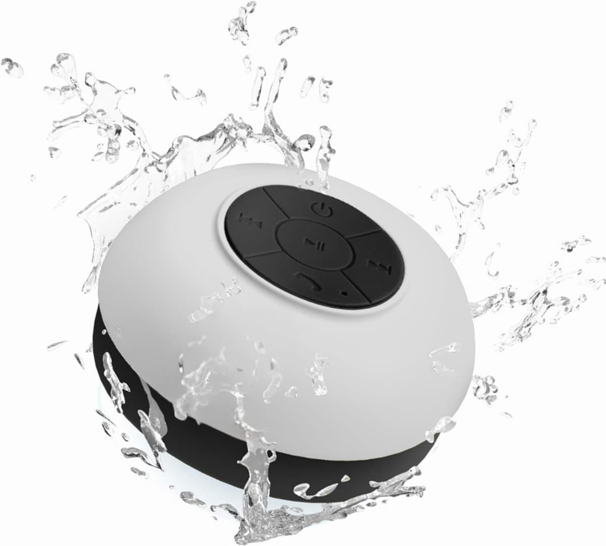 MMP ® Douche Radio - Radio - Douche Speaker - Wit -4cm x 4cm x 3cm — afbeelding 1
