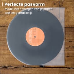 LP Hoezen 100 Stuks - Antistatische Binnenhoezen - Transparant & Extra Stevig - Vinyl Beschermhoezen - Platen Hoes - Inner Sleeves - Beschermhoes — thumbnail 3