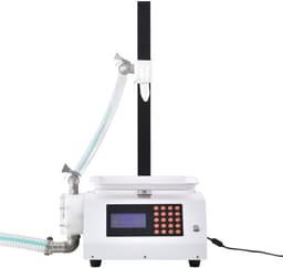 Vloeistofvulmachine, Capaciteit 50-5000 G, Automatische Vulling, Tandwielpomp, Digitale Bediening, voor Honing, Olie, Wijn, Reinigingsmiddelen en Viskeuze Vloeistoffen, (enkele Spuitmond) — thumbnail 1
