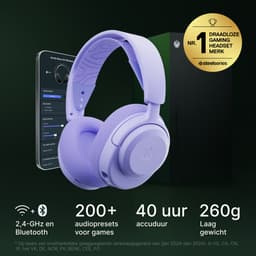 SteelSeries - Arctis Nova 3X Wireless - Xbox - Lavender — thumbnail 3