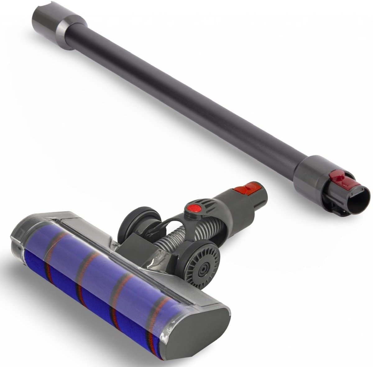 DEGG - Combi Set - Geschikt voor Dyson Borstel + Stang (donker-grijs) - passend op: V15, V11, V10, V8 en V7 - Premium Kwaliteit — afbeelding 1