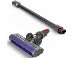 DEGG - Combi Set - Geschikt voor Dyson Borstel + Stang (donker-grijs) - passend op: V15, V11, V10, V8 en V7 - Premium Kwaliteit