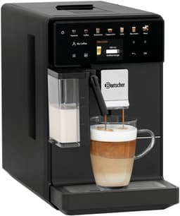 Bartscher Volautomatische Koffiemachine Easy Slim 200 - 15 Programma’s - 200g Bonenreservoir - 1.3L Watertank - Compact Design - 215x455x345mm - Horeca Koffiemachine - Koffieapparaat — thumbnail 1