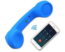 Draadloze retro telefoon - Bluetooth - Kantoor - Werk - Hoorn - Laptop en telefoon