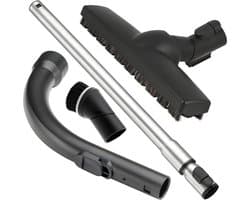 DEGG - 4-Delige stofzuiger set - Geschikt voor Miele - Stofzuigerbuis + Luxe parketborstel + Pistoolgreep + Plumeau - Voor harde vloeren