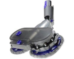 Dparts elektrische dweil opzetstuk geschikt voor Dyson steelstofzuiger - voor series V7 V8 V10 V11 V15 - vloerborstel mop zuigmond vloerzuimond mondstuk stofzuigermond
