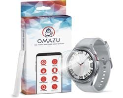 Samsung Galaxy Watch Classic 7 -47mm OMAZU 3D Flex TPU Screenprotector, 3 Pack- Kras herstellende coating -crystal clear