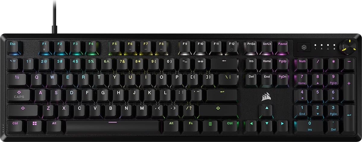 Corsair K70 RGB Core - Mechanisch Gaming Toetsenbord - QWERTY - Zwart — afbeelding 1
