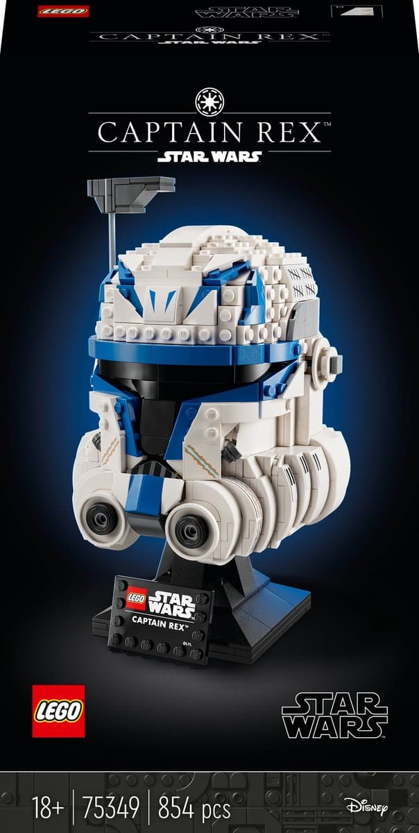 LEGO Star Wars Captain Rex Helm Set voor Volwassenen, The Clone Wars Collectible - 75349 — afbeelding 1
