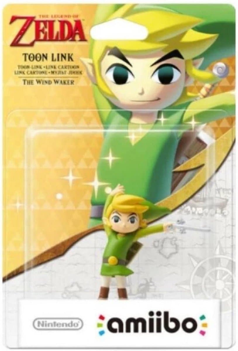 amiibo Zelda Collection - Toon Link (Wind Waker edition) - 3DS + Wii U + Switch — afbeelding 1