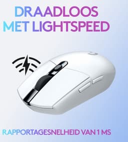 Logitech G305 - Draadloze Muis - 12000 DPI - Rechtshandig - Wit — thumbnail 4