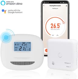 Wifi en Radio frequency opbouw programmeerbare thermostaat, USB voeding, tuya compatible, inclusief RF ontvanger, Optima W R3 — thumbnail 3