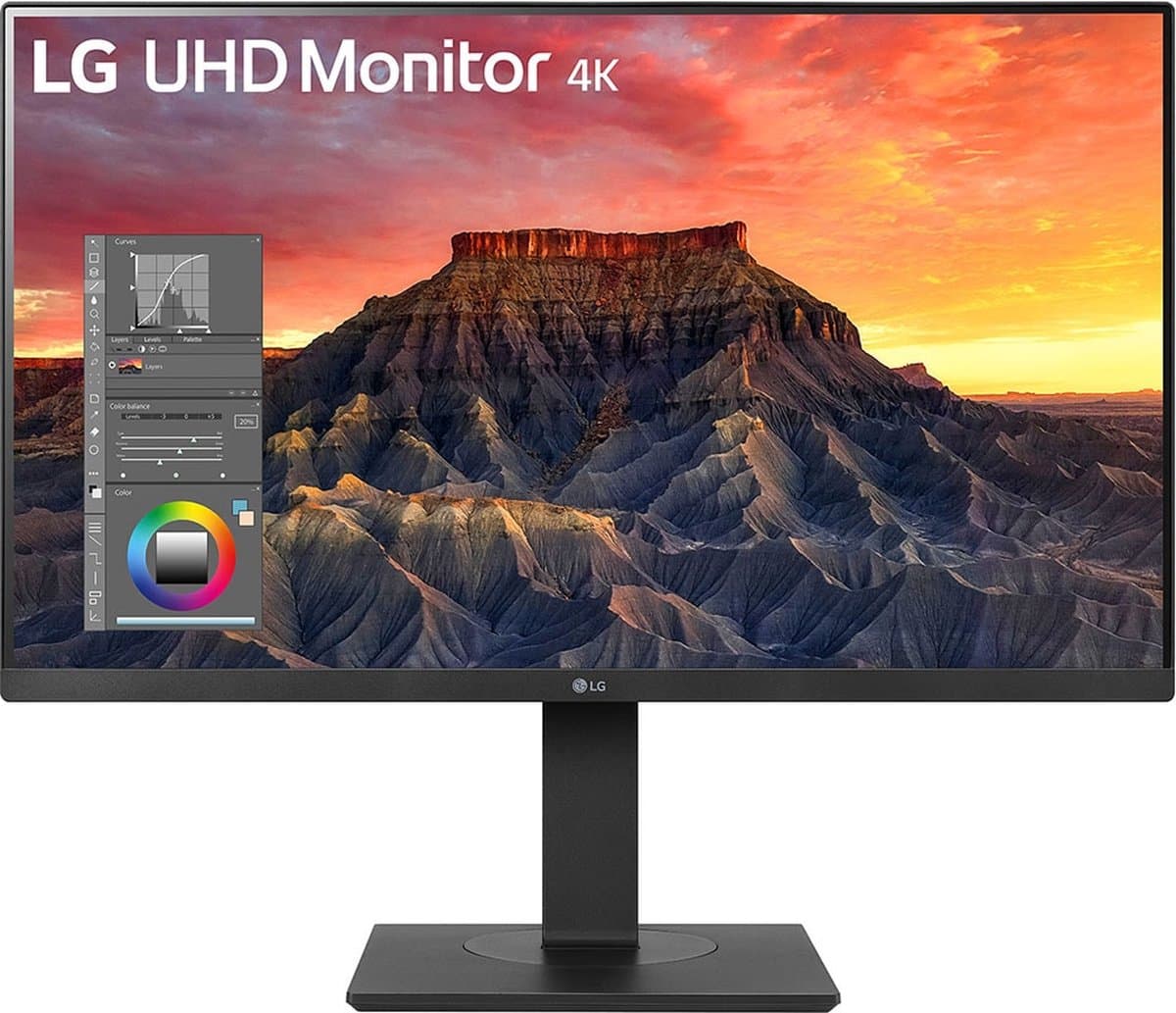 LG 27BQ65UB computer monitor 68,6 cm (27") 3840 x 2160 Pixels 4K Ultra HD LED Zwart — afbeelding 1