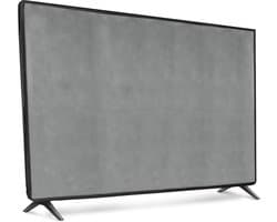 tv hoes voor 32" TV - Beschermhoes voor televisie - Tegen vuil en stof - In lichtgrijs