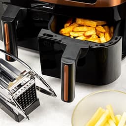 Klausberg KB-7589 - Dubbele Heteluchtfriteuse - 2x4.5L - Digitaal - Gezond Koken — thumbnail 5