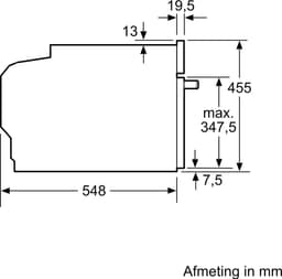 Siemens CM736GAB1 - iQ700 - Compacte inbouw bakoven met magnetron - 60cm x 45cm - varioSpeed: bereid de meest voortreffelijke gerechten tot wel 50% sneller - Home connect - Makkelijker schoon dankzij de gecoate achterwand — thumbnail 10