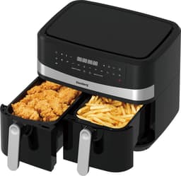Klausberg 7573 - Dubbele Airfryer XXL - Heteluchtfriteuse - touchscreen - 9Liter - 1750W — thumbnail 2