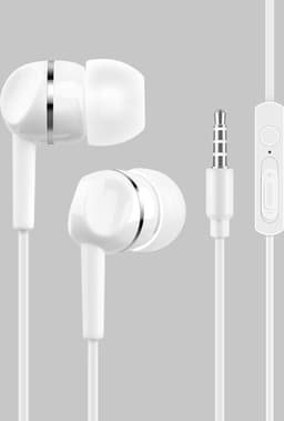VEXON buds - Bluetooth oordopjes - in ear - oortjes - Oordopjes - Draadloze oordopjes - Draadloze bluetooth oordoppen - Pro 5 Oordoppen - Bluetooth oortjes - Wit — thumbnail 1