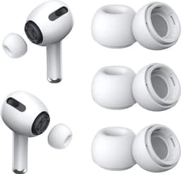 Oordopjes geschikt voor Apple Airpods Pro 1/2 - Vervanging Tips in maat Medium - 3 Paar - KELERINO. — thumbnail 4
