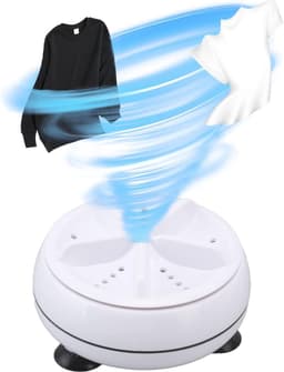 Elysium - Kleine Wasmachine - Draagbare Wasmachine - Mini Wasmachine Met Centrifuge - Mini wasmachine — thumbnail 1