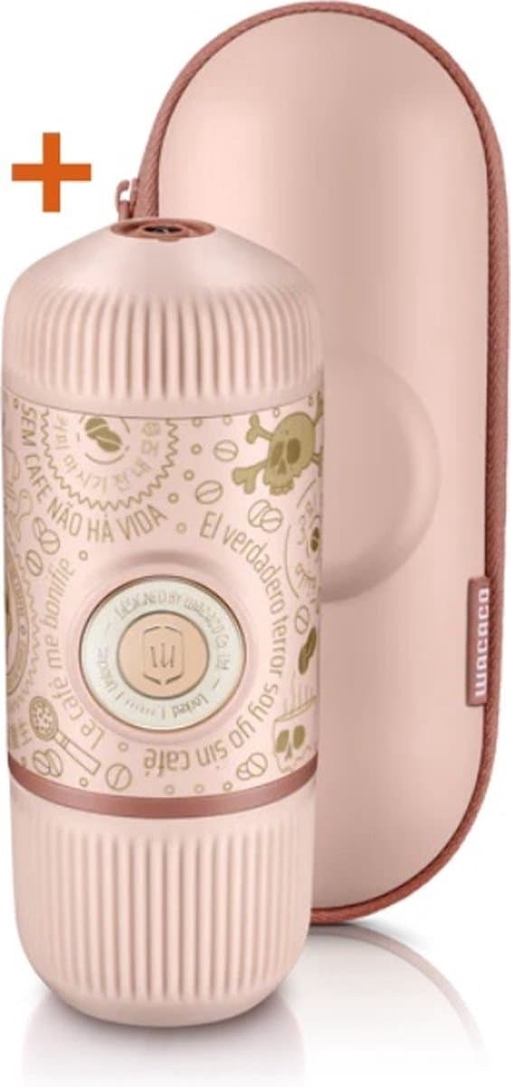 Wacaco Nanopresso - Draagbare Espressomachine - Met Beschermhoes - Dark Souls Pink — afbeelding 1