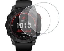 2x Screenprotector geschikt voor Garmin Fenix 7 / Fenix 7 Solar / Fenix 7 Pro Solar / 7 Sapphire / 7 Pro Sapphire / 7 Sapphire / 7 Pro Sapphire - Folie Screen Protector