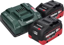 Metabo AS 18 L PC Compact accustofzuiger 18 V 6 l IPX4 stofklasse L nat en droog + 2x accu 8,0 Ah + oplader — thumbnail 2
