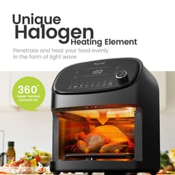 Kyvol Epichef AF60 Airfryer - Luchtfriteuse - Handig kijkvenster - Grote capaciteit van 6QT voor een hele kip - Keramisch gecoate mand - 360° snelle warmtecirculatie - 60+ recepten inbegrepen — thumbnail 8