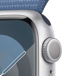 Apple Watch Series 9 - 41mm - Case with Winter Blue Sport Loop - Sterrenlicht Aluminium — thumbnail 4