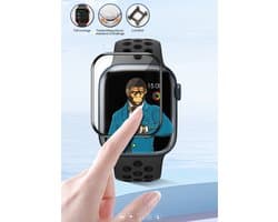 BLUEO 41mm Screenprotector - Geschikt voor Apple Watch S7 / S8 - Glas Bescherming - Met Installatie Kit