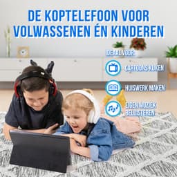 Silvergear Hoofdtelefoon Draadloos - Over Ear Koptelefoon - Headphones Bluetooth - 10 Uur - Wit — thumbnail 2