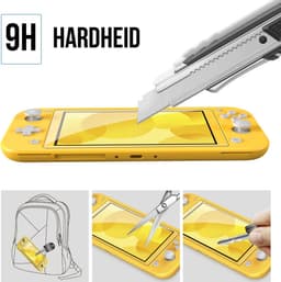 Podec - 3x Screenprotector geschikt voor Nintendo Switch Lite - Tempered Glass Screen Cover — thumbnail 5